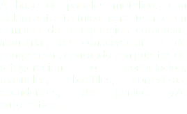 A base de paneles metalicos con aislamiento termico para usarse en camaras de refrigeracion comercial, industrial, de conservacion o de congelacion, contando con puertas de refrigeracion o congelacion; manuales, abatibles, corredizas, acendentes, de panico y/o automaticas. 